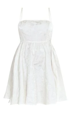 Plus Cream Jacquard Shift Dress -Serenova Dresses Shop 1140c3877998fc98ec316d8ac8455726e05a6c61 cne0797 5