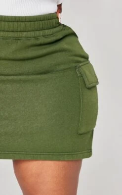 Plus Khaki Cargo Sweat Mini Skirt -Serenova Dresses Shop 12191873966c3f317970d6df45e45c4988d44096 cna7516 5