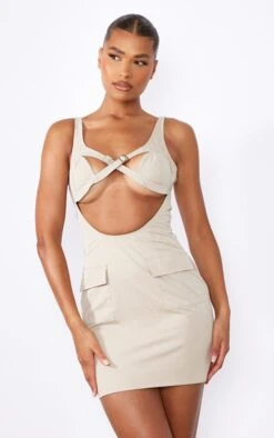 Stone Woven Buckle Trim Cargo Style Bodycon Dress -Serenova Dresses Shop 13432bf94d475e1ecbccf9641fdd85805b835289 cne2690 1