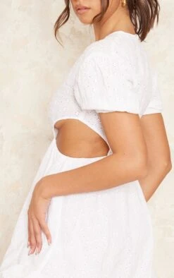 White Broderie Cut Out Smock Dress 8 White Broderie Cut Out Smock Dress -Serenova Dresses Shop 1b92dfa40420320ca9c630535c0aa0bbf10af14a cnd1210 4