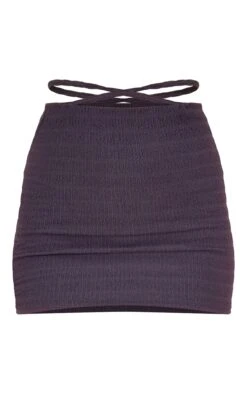 Black Textured Tie Waist Micro Mini Skirt -Serenova Dresses Shop 1d9f2824c26704a92b7dccae7d8cf08fcf321d52 cmy9989 6