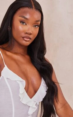 Tall Cream Textured Frill Maxi Dress -Serenova Dresses Shop 217dc9db03a02d6dfeba815a12624422b46c216d cne2098 4