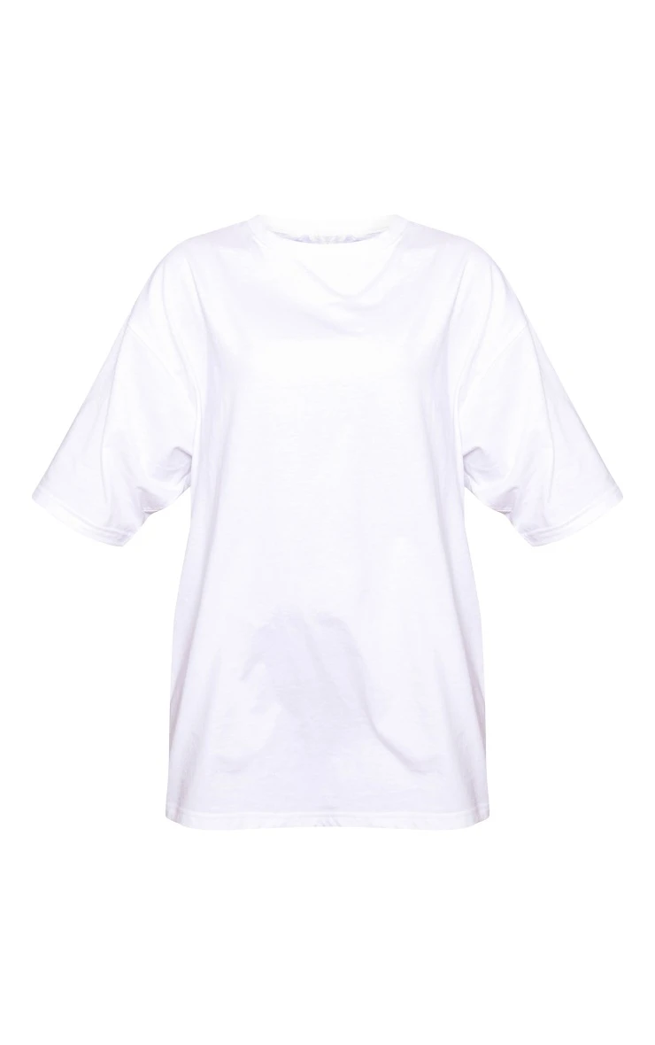 White Good Vibes Graphic T Shirt Dress 5 White Good Vibes Graphic T Shirt Dress - Image 5