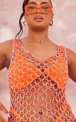 Plus Orange Fishnet Knitted Maxi Dress -Serenova Dresses Shop 2da950a45c05d1cdff3600892dd5148855db4cc3 cnd9063 4