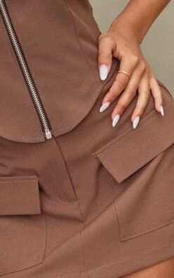 Petite Taupe Mini Skirt -Serenova Dresses Shop 38dd781f56c940de73eb885d82a1f60e904b3f46 cnd6937 5