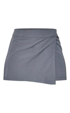 Charcoal Grey Peachskin Wrap Over Mini Skirt -Serenova Dresses Shop 4a9531a8e938ba28c44615c125bdd09d64912301 cnc0975 6