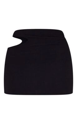Black Crinkle Rib Cut Out Waist Mini Skirt -Serenova Dresses Shop 4e4db2ffcd1b416958be692049248d9e35e1f390 cmz3353 6