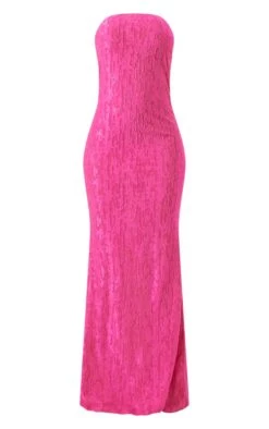 Hot Pink Textured Metallic Bandeau Cowl Back Maxi Dress 9 Hot Pink Textured Metallic Bandeau Cowl Back Maxi Dress -Serenova Dresses Shop 5429addcb7276767c93dc4669baab14468f0df18 cnd7638 5