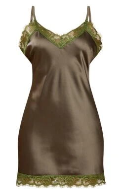 Petite Olive Lace Satin Slip Dress -Serenova Dresses Shop 55a5d34ce8b7221eca4c3b528ae3c7030149c4a7 cnd3152 5