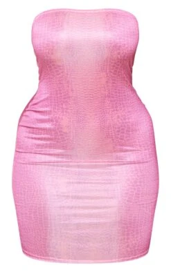 Shape Bright Pink Snake Print Bandeau Bodycon Dress 9 Shape Bright Pink Snake Print Bandeau Bodycon Dress -Serenova Dresses Shop 604022193de3c843d6b2c6d423a9739e01085070 cne0411 5