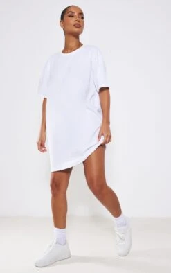 White Oversized Juicy Graphic T Shirt Dress -Serenova Dresses Shop 623eef01851f9ccde2e25904804a0d16b5a4aa0e cne4793 3