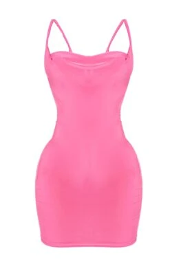 Petite Pink Slinky Cowl Neck Dress -Serenova Dresses Shop 629da2c340b9b5d857f1f71aeabf5b44a9a22c51 cmu5374 6