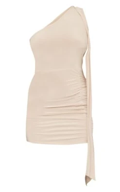 Nude Slinky One Shoulder Drape Ruched Bodycon Dress -Serenova Dresses Shop 69fad67212d25b3c749b7e0fb7536085d2218e62 cnc7767 5