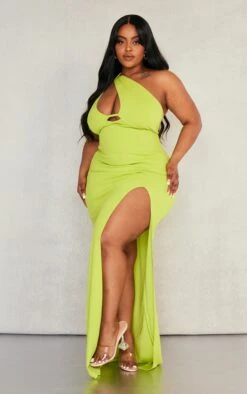 Plus Lime Cut Out Maxi Dress -Serenova Dresses Shop 6cb012454848eb3e510da1d100059674dc5f0ebb cnd4962 3