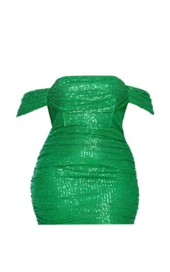 Plus Bright Green Sequin Bardot Bodycon Dress -Serenova Dresses Shop 6ef700c779401b4b986f236cb7948e1e8f88c994 cmt8443 6