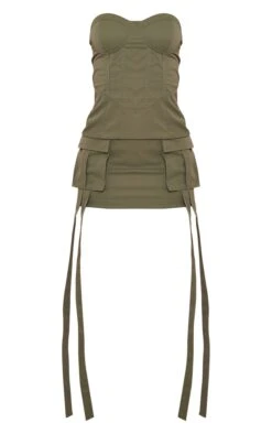 Khaki Cargo Pocket Detail Bandeau Underwired Bodycon Dress 9 Khaki Cargo Pocket Detail Bandeau Underwired Bodycon Dress -Serenova Dresses Shop 7ec4179fb465f8c9d217d4fce9543ceeb2a57827 cnd2222 5