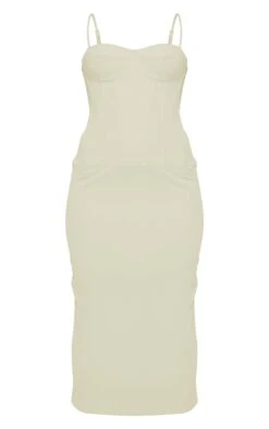 Sage Green Woven Corset Detail Strappy Midaxi Dress -Serenova Dresses Shop 8b8b245ce66502e894783632e9ae72bd1ee6a5f9 cnc7631 5