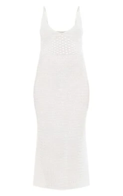 White Crochet Panels Strappy Maxi Dress 9 White Crochet Panels Strappy Maxi Dress -Serenova Dresses Shop 8d51abf995ec8ed5801d378eee7448ca5369f633 cne6264 5