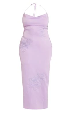 Plus Lilac Halterneck Satin Embroidered Maxi Dress 9 Plus Lilac Halterneck Satin Embroidered Maxi Dress -Serenova Dresses Shop 8fdca6f6080e8e6ce6fdd923ba7c19497cecb169 cne0715 5