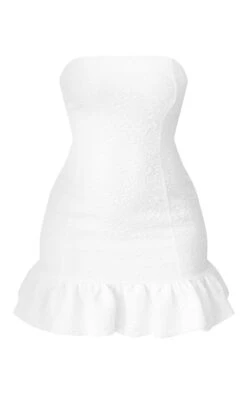 White Textured Bandeau Puffball Dress -Serenova Dresses Shop 918d77f90c822a3d3f4d931ca2b8e4b9aa8582d8 cnd2024 5