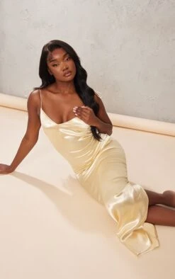 Tall Champagne Satin Maxi Dress -Serenova Dresses Shop 96e51fb119febfb6f13c1339c8764e1cf86d2c7f cnd3343 3