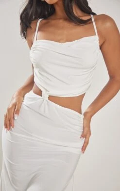 Petite White Slinky Midaxi Dress -Serenova Dresses Shop 9d4f1f63e3c3532b3138d8b676b5732a71d0edee cne2188 4