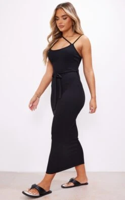 Black Rib Belted Midaxi Dress -Serenova Dresses Shop a5627bfa40feccda9fd856f1b0c92b9a0011f7de cnd5404 3