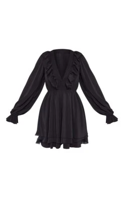 Black Chiffon Tie Back Detail Shift Dress -Serenova Dresses Shop a8d45bfe42e479f2689918f237ad91e035155c5e cna6852 5