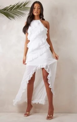 Tall White Strappy Frilled Maxi Dress -Serenova Dresses Shop ad7e35babe24bdc5f8bb334a64944257fe682771 cnd3481 3