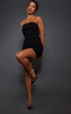 Black Bandeau Mini Denim Dress -Serenova Dresses Shop b01fe5564ec7f745da35132928ed2be0d2c6a6d6 cnb4789 3