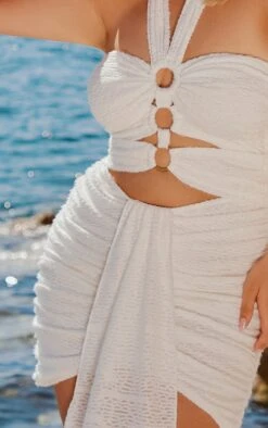 White Multi Ring Cut Out Detail Halterneck Bodycon Dress -Serenova Dresses Shop b0847a6d2d4527051d13472fe3a417ad6e8c4e33 cne1872 4