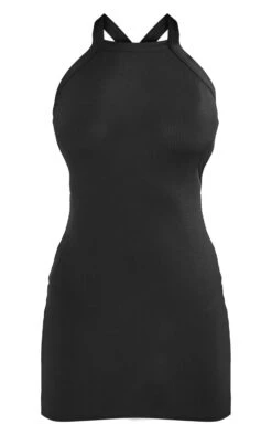 Black Rib Low Back Racer Bodycon Dress -Serenova Dresses Shop b26e7d992802674033b09e878ec003cfac7cae75 cnd5510 5