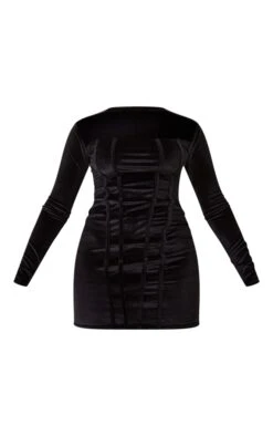 Shape Black Velvet Corset Detail Square Neck Bodycon Dress 9 Shape Black Velvet Corset Detail Square Neck Bodycon Dress -Serenova Dresses Shop c8442bde98f88ba34918865d8ecfe133d5a57130 cnb2943 5