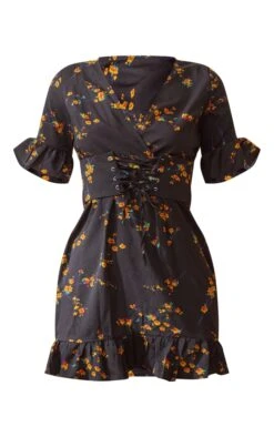 Black Floral Corset Swing Dress -Serenova Dresses Shop cd319ea9a7e4e7a785659ee581e8adb268bafd91 clt6693 5