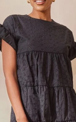 Black Broderie Anglaise Smock Dress 8 Black Broderie Anglaise Smock Dress -Serenova Dresses Shop cda27fd230b325503f4d217cdb162b7dc2cbf878 clv3671 4