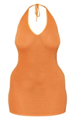 Shape Orange Sheer Knit Mini Dress -Serenova Dresses Shop d36484739517262dafb63db1592b53357e80ab1b cne0420 5