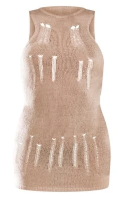 Oatmeal Distressed Knit Tube Mini Dress -Serenova Dresses Shop d52c3dc1e1dade4f18aa26438040a1d62079a121 cnc3238 5