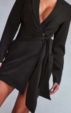 Black Wrap Detail Blazer Dress -Serenova Dresses Shop d63bc288f7c9427b51f1d08fbb2963fd44e3c69e cmg3953 4