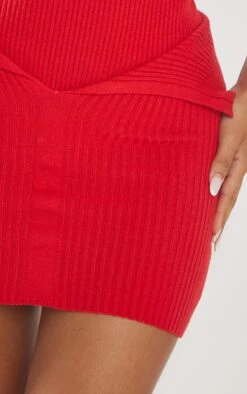 Petite Red Knitted Fold Over Skirt -Serenova Dresses Shop d7f1dfdb73dd213931181c44b2e41b6cb028045b cne2378 5