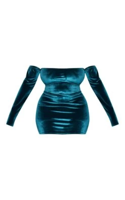 Plus Emerald Green Bardot Velvet Bodycon Dress 9 Plus Emerald Green Bardot Velvet Bodycon Dress -Serenova Dresses Shop dbc82eeb2928236e598b5a7710835f494b55a41e cnc5218 5