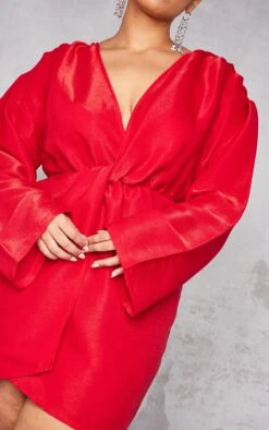 Plus Red Glitter Twist Front Wrap Shift Dress 8 Plus Red Glitter Twist Front Wrap Shift Dress -Serenova Dresses Shop e9bf13d7196c935cee3517bf4e77fb51c2064fee cna8279 4