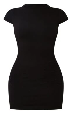 Black Structured Snatched Rib Cap Sleeve Bodycon Dress 8 Black Structured Snatched Rib Cap Sleeve Bodycon Dress -Serenova Dresses Shop f8a9f28c871a0f66783afbb50f839faaa71ddb24 cna3033 5