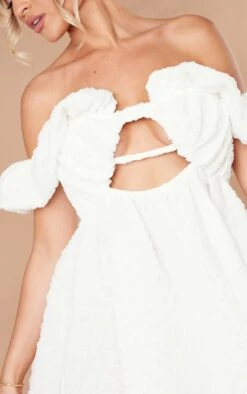 Petite White Floral Textured Mini Dress 8 Petite White Floral Textured Mini Dress -Serenova Dresses Shop fcb17499579d7a33e16bb60371e3ba42e8b72058 cnd7148 4