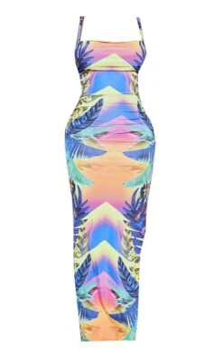 Shape Purple Tropical Print Slinky Cowl Neck Maxi Dress -Serenova Dresses Shop ff87693f0de1b555c09019e79d453d2cd92bf496 cmy6944 6